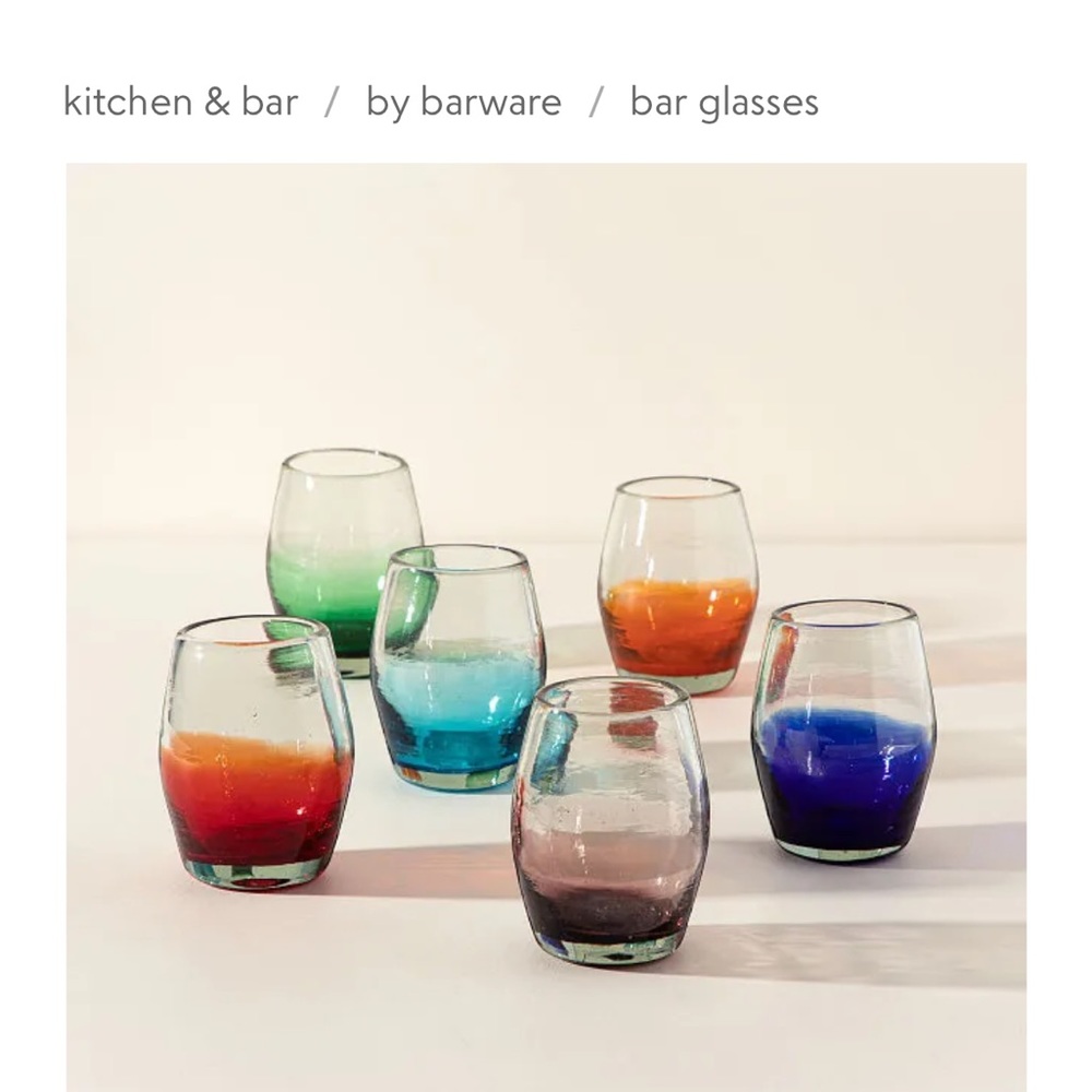 Par-a-sol brand new wine glasses